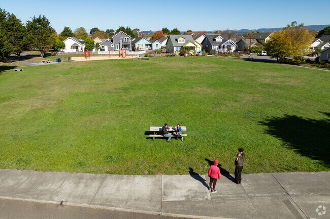 Greenview-Windsong neighbors enjoy meeting at Windsong Park.