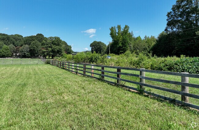 There is still some countryside to be found in the Charlotte suburb known as Sunset Road.