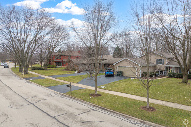 Split-level homes are common in Scots Plains.