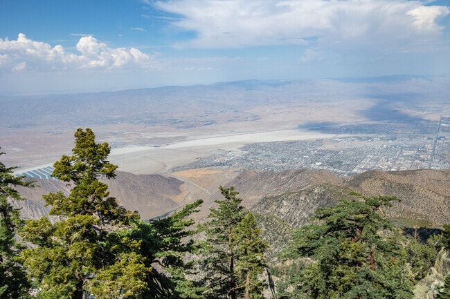 Mt. San Jacinto overlooks the Coachella Valley near Four Seasons.