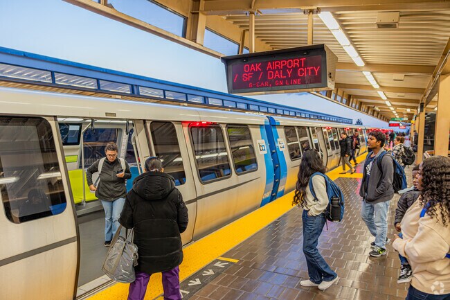 BART connects Glen Eden residents to the wider Bay Area efficiently.