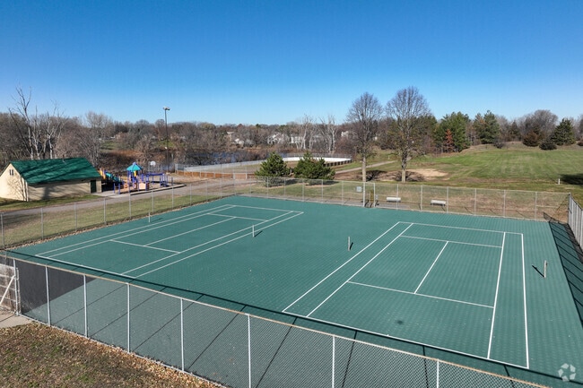Delaney Park has two tennis courts.