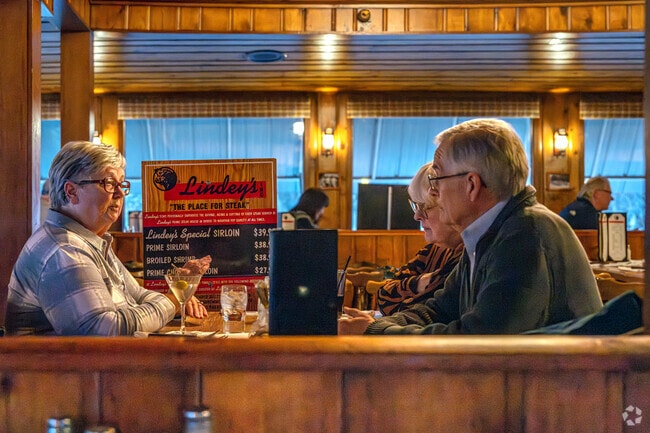 Lindey's Prime Steak House in Arden Hills serves dinner in a cozy setting.