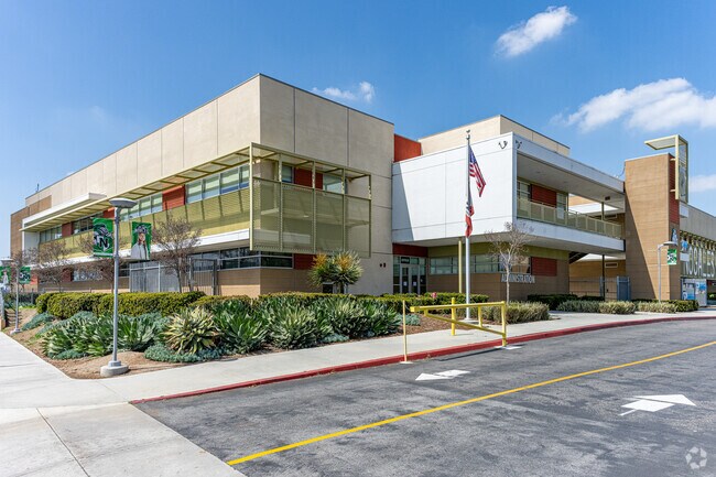 Nogales High School anchors the community in South San Jose Hills.