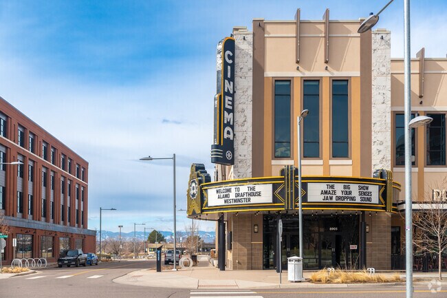 Downtown Westminster has an Alamo Drafthouse and Cinema.