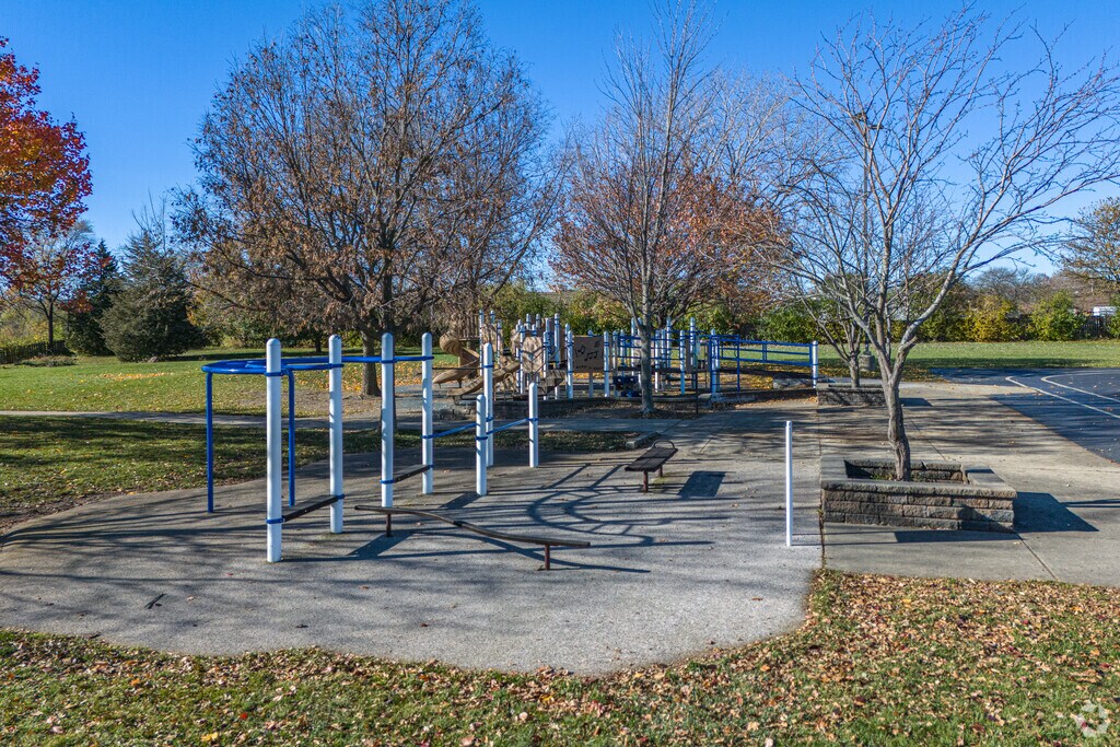 Concord Elementary School provides a playground for their students in Darien.