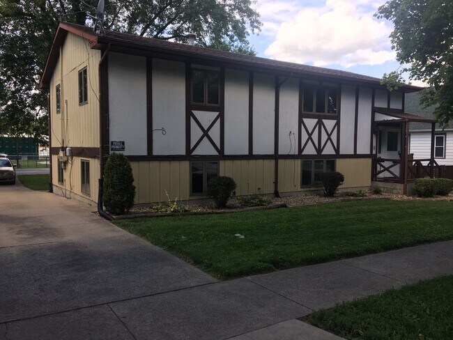 Front including the driveway