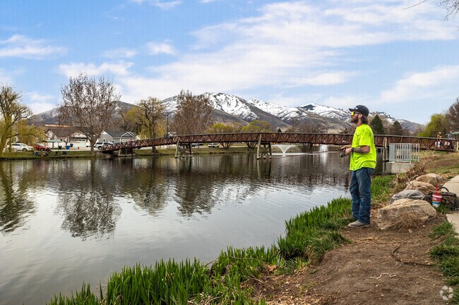 Spend a day fishing at Rees Pioneer Park around Perry.