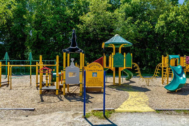 The playground at Fisher Elementary School.
