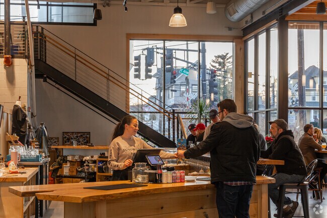 Tonewood Brewing in Barrington is at the heart of town and draws many locals in for happy hour.