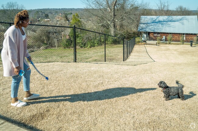 Bring your fury friend to the dog park at Cahaba Heights Park.