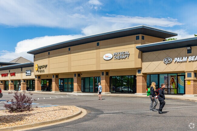 The shopping center on Hampden Avenue near Mayfair has classic retail and restaurant options.