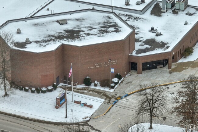 Karns City High School has 640 students.