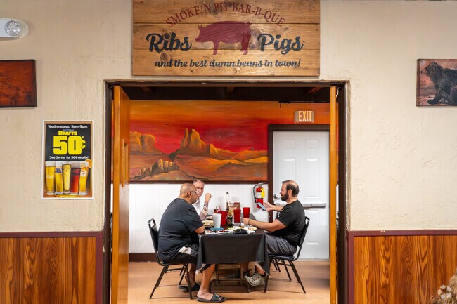 Smoke-N-Pit Bar-B-Que is just minutes from Diplomat and is well known for their pulled pork.
