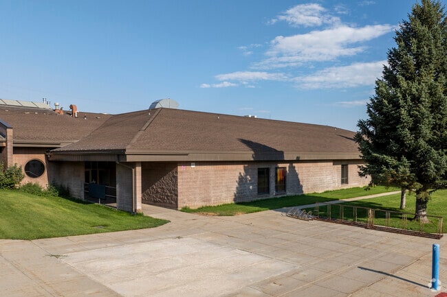 Midway Elementary School is located in a safe neighborhood where children ride their bikes.