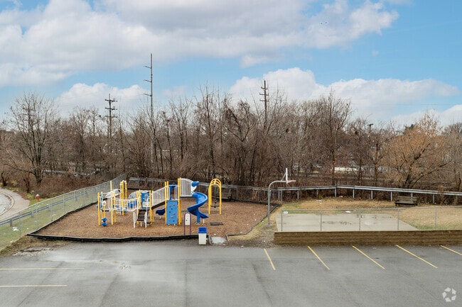 Constellation Schools: Stockyard Community Elementary's outdoor colorful playground.