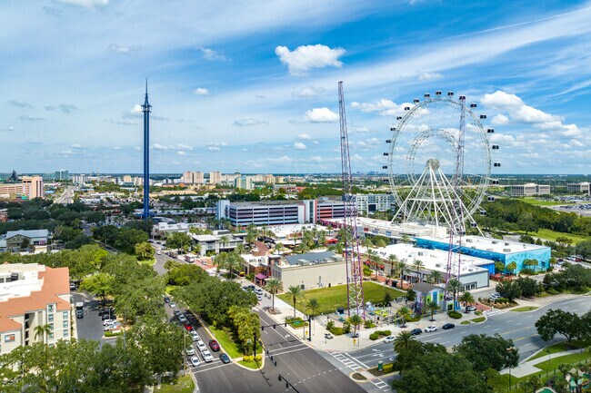 Enjoy the views aboard the iconic ferris wheel at Icon Park along I-Drive.