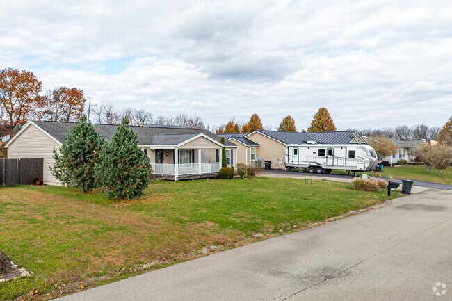 Georges Township Fayette’s neighborhoods feature ranch-style homes.