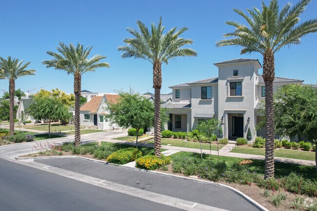 This row of homes of various styles are located in the center of historic Temple neighborhood.