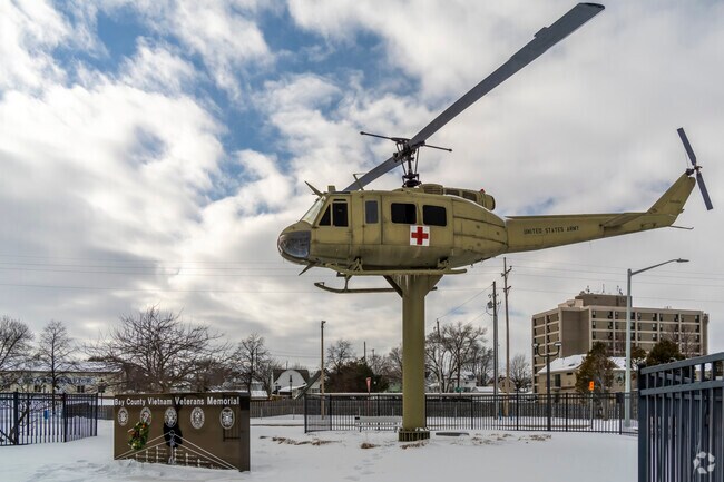 In Bay City, Veterans Memorial Park is home to the Vietnam Veterans Monument.