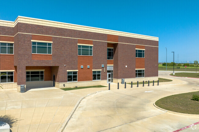 Leo Adams Middle School has multiple entrances and exist for students in Hurst.