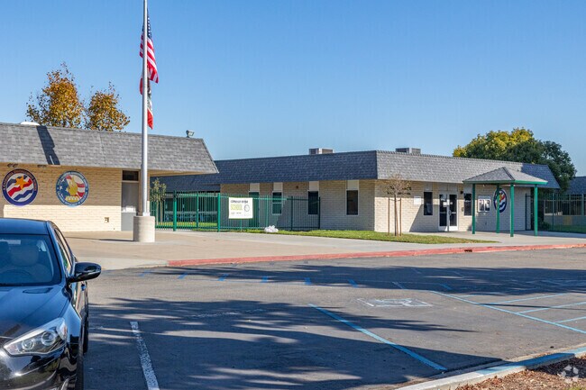 Teachers encourage learning at Helen Stacey Intermediate School.