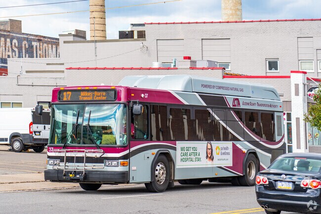 Luzerne County Transportation Authority provides bus routes throughout Edwardsville.