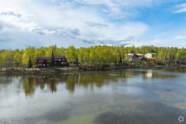 Knik-Fairview offers a variety of terrain including lakefront for homes at Knik Lake.