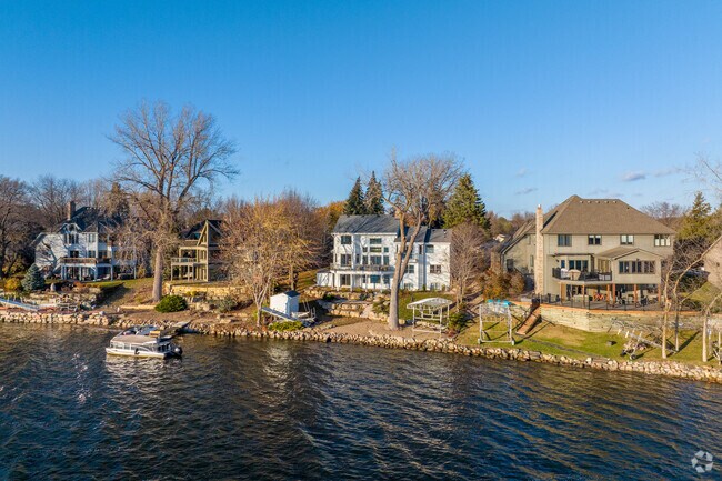 Luxury lake homes can be found on Crystal Lake.