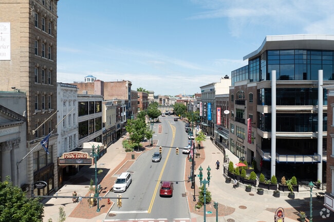 Downtown Schenectady buzzes with arts, dining, and riverfront energy.