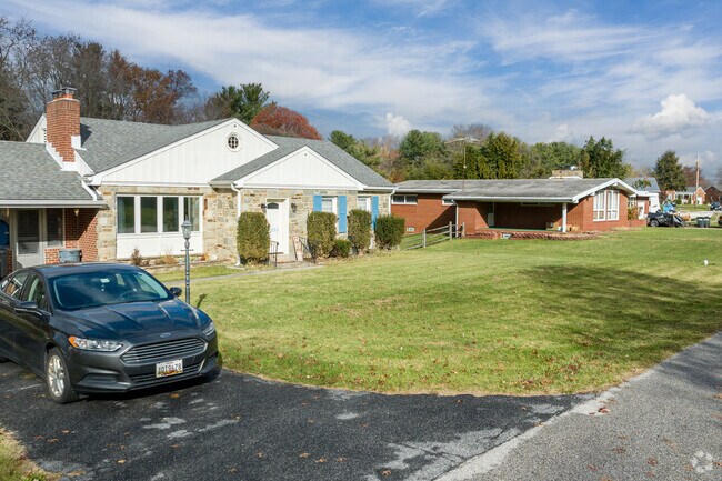 Modest ramblers are found in quiet neighborhoods in the suburb of White Marsh-Nottingham.