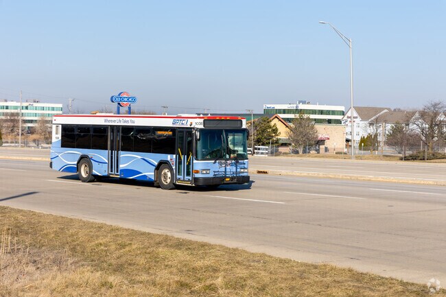 GPTC bus runs from Gary to Lottaville giving locals access across Merrillville.