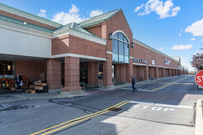Giant grocery store anchors shopping in Penn Township.