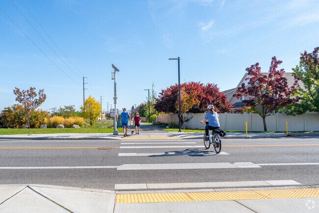 The Centennial trail runs through the middle of the Opportunity neighborhood.
