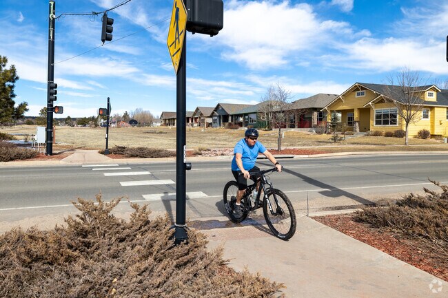 The Santa Fe Trail takes your directly through the Palmer Lake neighborhood.