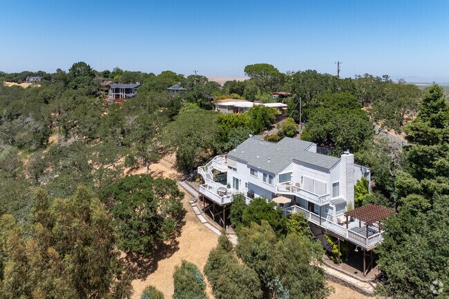 Green Point offers ridgeline homes with views across Marin and Sonoma Counties.
