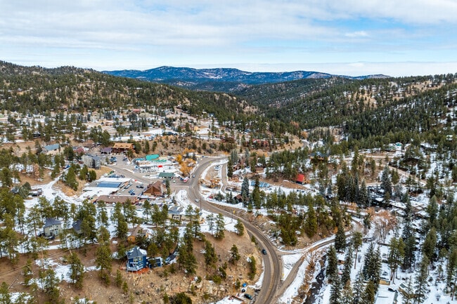 Denver is less than 30 miles from Evergreen, accessible via CO 74.