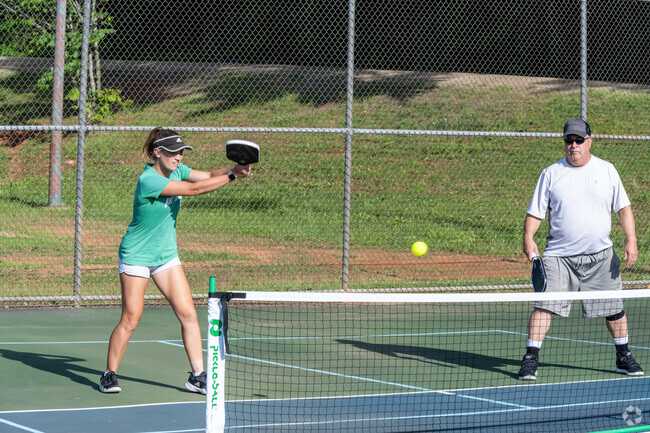 Residents of Georgetown-Beacon Hill love playing pickleball at Old Town Park.