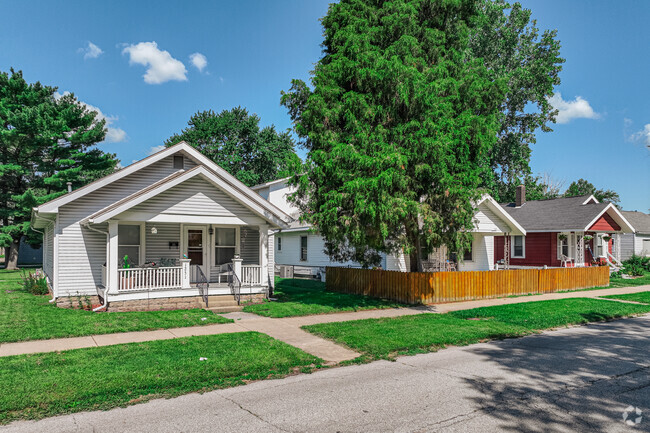 A row of neat and tidy bungalows lines a quiet street in Fairlawn.