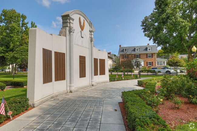 WWII Memorial Wall honors 2,400 veterans in Downtown Wakefield.