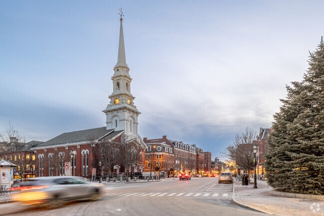 The North Church is the historic center of downtown Portsmouth, NH.