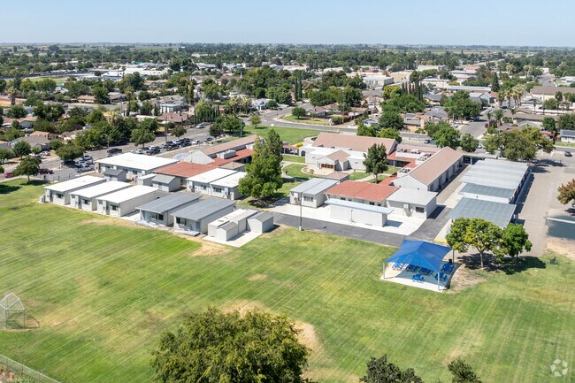 The field at Bernhard Marks Elementary School in Dos Palos.
