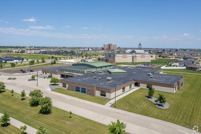 The beautiful campus of Freedom Elementary School includes modern amenities for students.