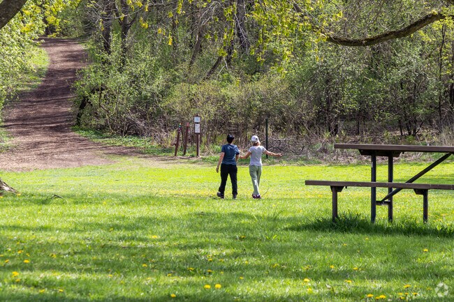 Grab a friend and hit the trails at Nashotah Park near Merton Town.