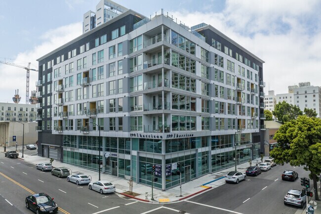 There are no single-family homes in Lakeside, but there are beautiful new condos.