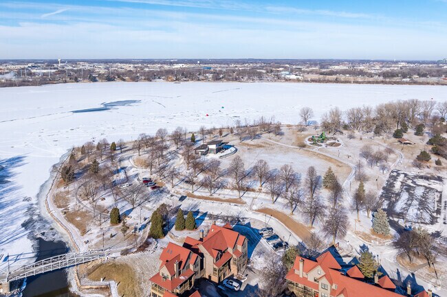 Voyageur Park in De Pere sits on the east shore of the Fox River.