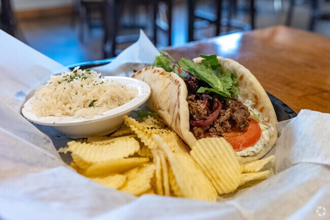 Taziki's Mediterranean Cafe is a nice spot for lunch in Pensacola Park.