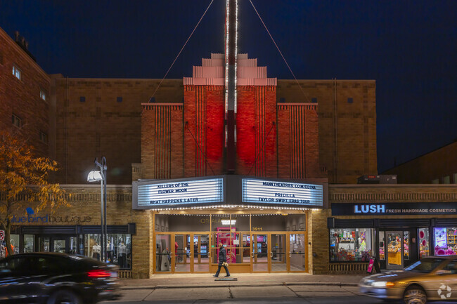 The Edina Mann theater at 50th and France Ave. in Edina has first-run movies.