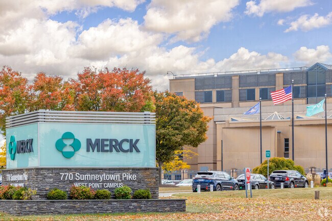 The pharmaceutical company Merck & Co, Inc. serves as one of Lansdale's largest employers.