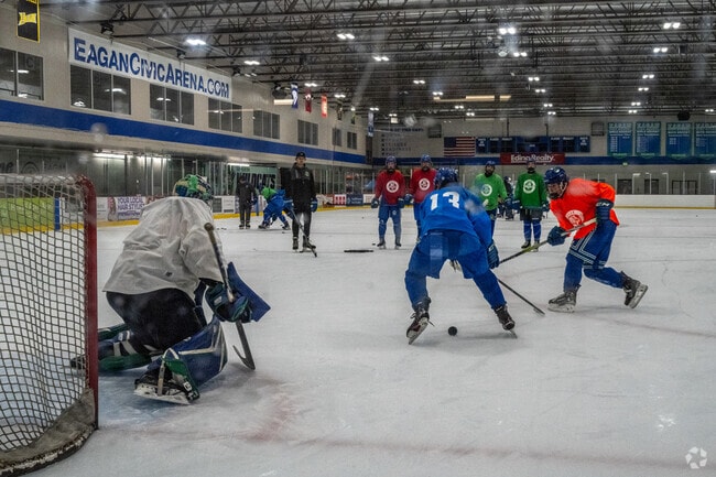 The Eagan Civic Arena is filled with the sounds of hockey year round.